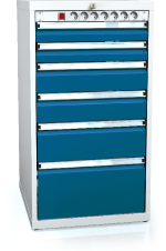 Cabinets for workbenches 1018 x 555 x 600 - 6x drawers-electro
